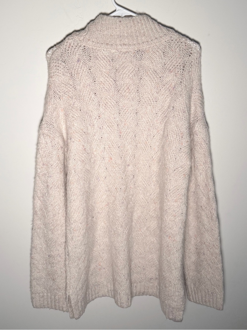Joie Cream Cable Knit Turtleneck Sweater - Picture 6 of 7